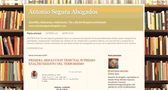 Desktop Screenshot of antonioseguraabogados.blogspot.com