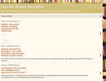 Tablet Screenshot of antonioseguraabogados.blogspot.com