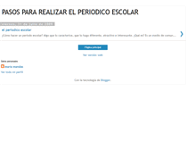 Tablet Screenshot of pasospararealizarelperiodicoescolar.blogspot.com