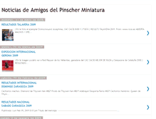 Tablet Screenshot of amigosdelpinscherminiatura.blogspot.com