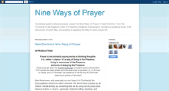 Desktop Screenshot of ninewaysofprayer.blogspot.com