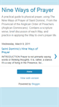Mobile Screenshot of ninewaysofprayer.blogspot.com
