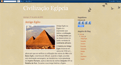 Desktop Screenshot of civilizacaoegipciahistoria.blogspot.com