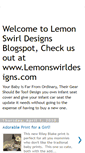 Mobile Screenshot of lemonswirldesigns.blogspot.com