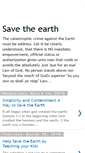 Mobile Screenshot of earthissave.blogspot.com