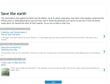 Tablet Screenshot of earthissave.blogspot.com