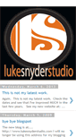 Mobile Screenshot of lukesnyderstudio.blogspot.com