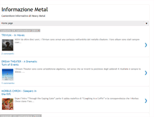 Tablet Screenshot of informazionemetal.blogspot.com