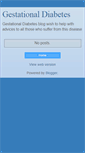 Mobile Screenshot of diabetes-of-mine.blogspot.com
