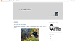 Desktop Screenshot of canoeamericana.blogspot.com