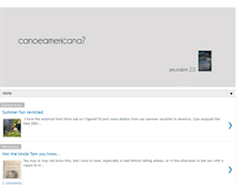 Tablet Screenshot of canoeamericana.blogspot.com
