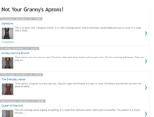 Tablet Screenshot of notyourgrannysaprons.blogspot.com