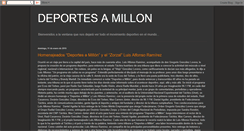 Desktop Screenshot of deportesamillonvenezuela.blogspot.com