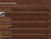 Tablet Screenshot of museodecalatayud.blogspot.com