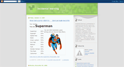 Desktop Screenshot of incidentallearning.blogspot.com