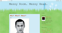 Desktop Screenshot of messyroommessyhead.blogspot.com