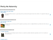 Tablet Screenshot of prettymematernity.blogspot.com