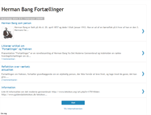 Tablet Screenshot of hermanbangfortaellinger.blogspot.com