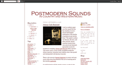 Desktop Screenshot of postmodernsounds.blogspot.com