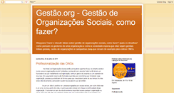 Desktop Screenshot of gestaoorg.blogspot.com