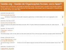 Tablet Screenshot of gestaoorg.blogspot.com