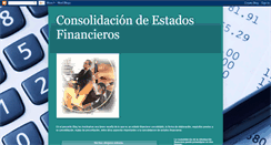 Desktop Screenshot of consolidacion-estados-financieros.blogspot.com