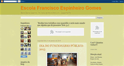 Desktop Screenshot of escolafegomes.blogspot.com