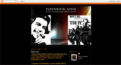 Desktop Screenshot of pengkritiksinis.blogspot.com