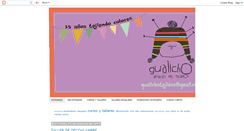 Desktop Screenshot of gualichotejidos.blogspot.com