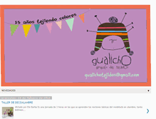 Tablet Screenshot of gualichotejidos.blogspot.com