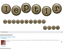 Tablet Screenshot of leptir-mojpribor.blogspot.com
