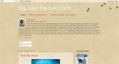 Desktop Screenshot of bigeasyonlowcarb.blogspot.com