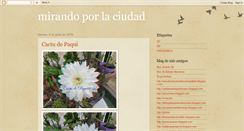 Desktop Screenshot of mirandoporlaciudad.blogspot.com