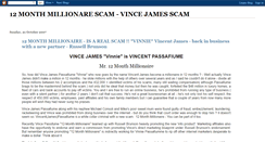 Desktop Screenshot of 12-month-millionaire-scam.blogspot.com