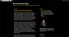 Desktop Screenshot of nourielroubiniblog.blogspot.com