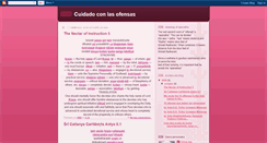 Desktop Screenshot of cuidadoconlasofensas.blogspot.com