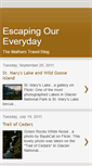 Mobile Screenshot of escapingoureveryday.blogspot.com