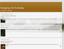 Tablet Screenshot of escapingoureveryday.blogspot.com