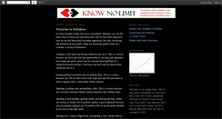 Desktop Screenshot of knowno-limit.blogspot.com