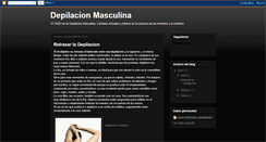 Desktop Screenshot of la-depilacion-masculina.blogspot.com