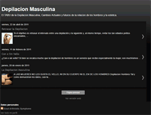 Tablet Screenshot of la-depilacion-masculina.blogspot.com