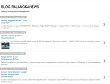 Tablet Screenshot of palangkanews.blogspot.com