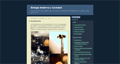 Desktop Screenshot of biologiamoderna.blogspot.com