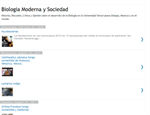 Tablet Screenshot of biologiamoderna.blogspot.com