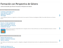 Tablet Screenshot of formacionengenero.blogspot.com