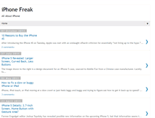 Tablet Screenshot of iphonefreakzz.blogspot.com