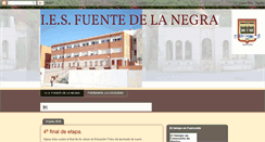 Desktop Screenshot of iesfuentedelanegra.blogspot.com