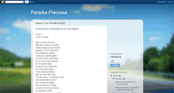 Desktop Screenshot of paraibapreciosa.blogspot.com