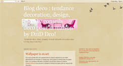 Desktop Screenshot of deco-tendance.blogspot.com