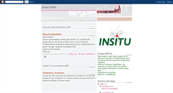 Desktop Screenshot of grupoinsitu.blogspot.com